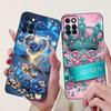 For Infinix Note 10 Pro Note10 Elegant Butterfly Cat Printed Phone Case For Infinix Note 10 10Pro NFC Black Silicone Soft Cases