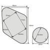 FLEOR Set LP Gitarren-Schlagbrett Kratzschutz & Regler-/Schalter-Hohlraumabdeckung & Halterung für LP Gitarrenteile