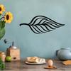 Metal Leaf Wall Decor, Large Garden Ornament, Iron Art Sculpture for Home