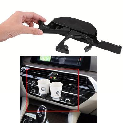 ABS Plastic Front Console Dual Cup Holder for BMW E39 525i 528i 530i 540i M5 95-06 - Durable Non-Slip Design