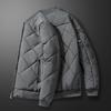 Men's Autumn and Winter Baseball Collar Jacket Cotton-padded Jacket Velvet Cotton-padded Jacket Men's Thickened Plaid Cotton-padded Jacket American