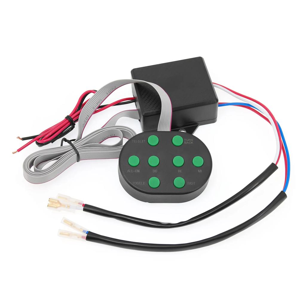 12-24V Car Truck Air Horn Controller Musical Air Horn 56 Melodies Car Horn Controller 8 Sound Effects Car Motor Relay