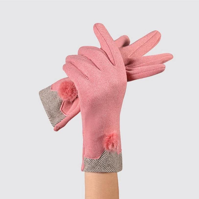 Full Finger Women Glove Touch Screen Driving Mitten New Cycling Glove Winter