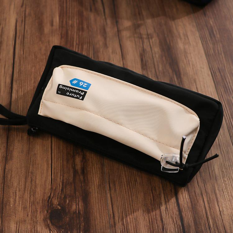Waterproof Multi Layer Pencil Case Stationary Pen Storage Bag Pen Pencil Bag Large Capacity Cosmetic Travel Storage Bag School