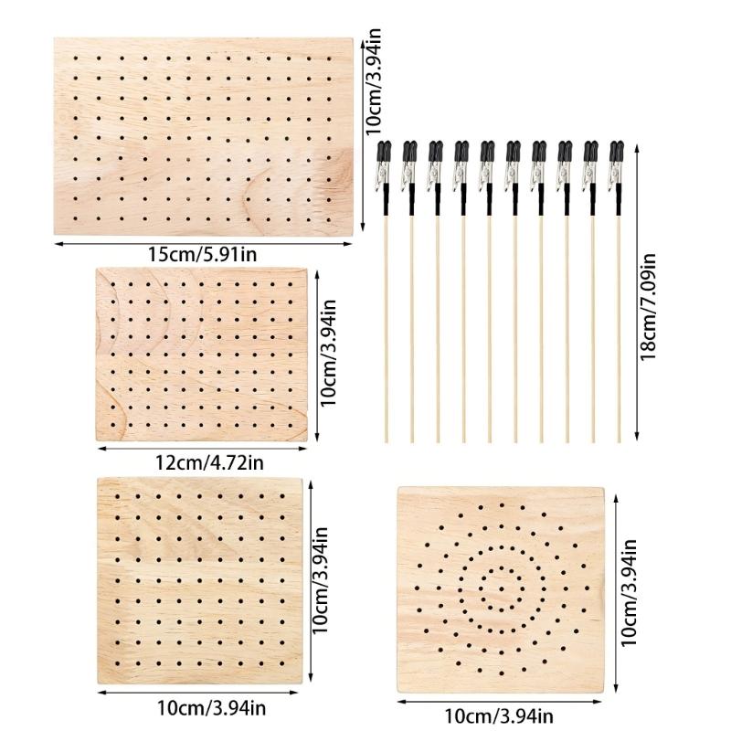 Professional Model Coloring Stand Collection Hardwood Miniature Model Holder For Precise Application And Easy Assembly
