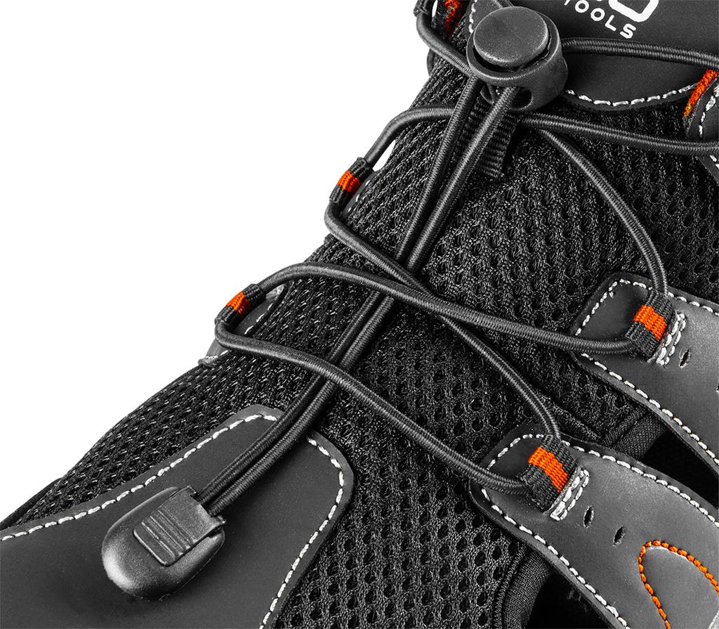 S1 SRA Work Sandals, Composite Toe Cap, Size 43