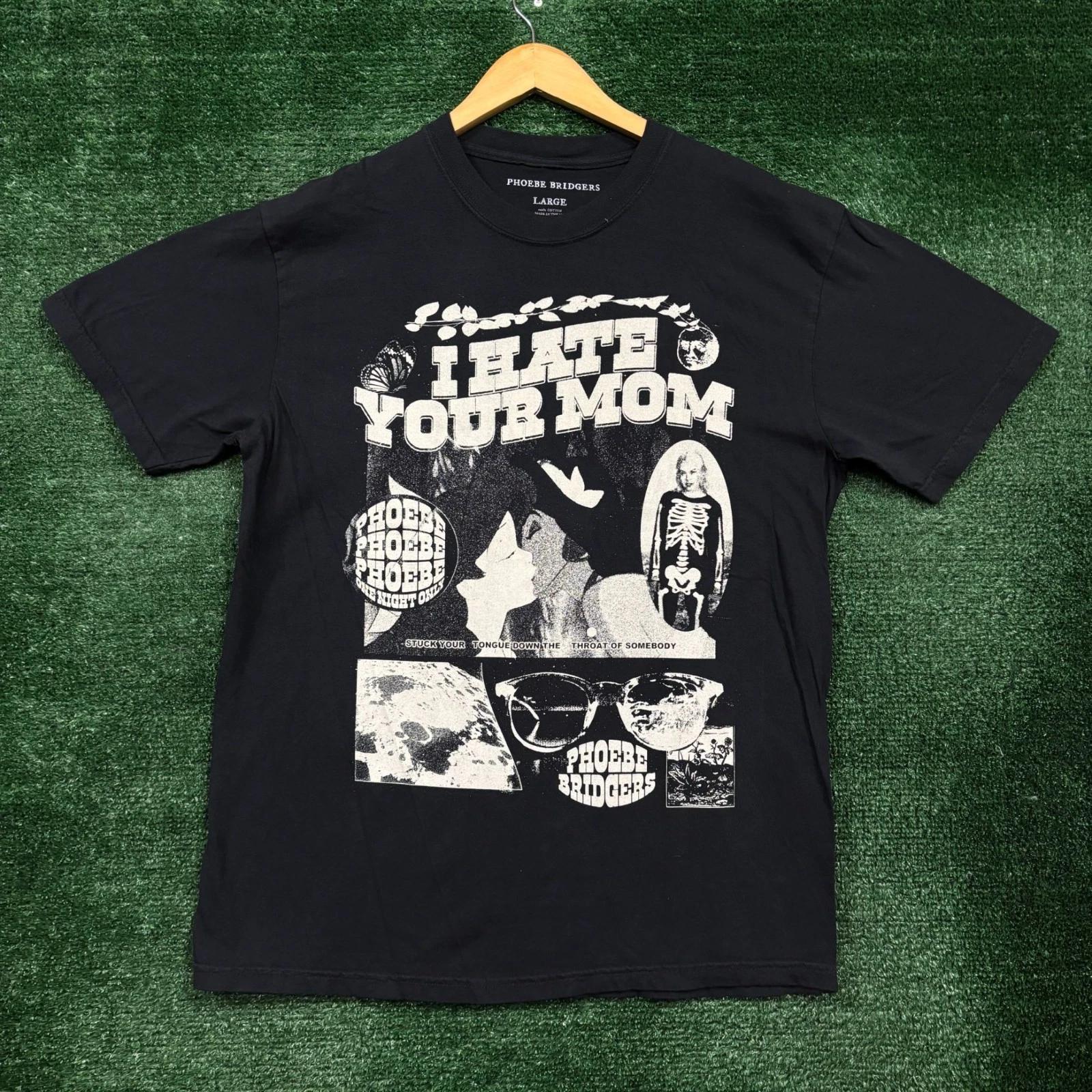 Phoebe Bridgers Punisher ICU Rock T-shirt Size Large S