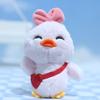 Adorable Plush Duck Keychain Soft Toy Lovely Cartoon Animal Pendant For Bags