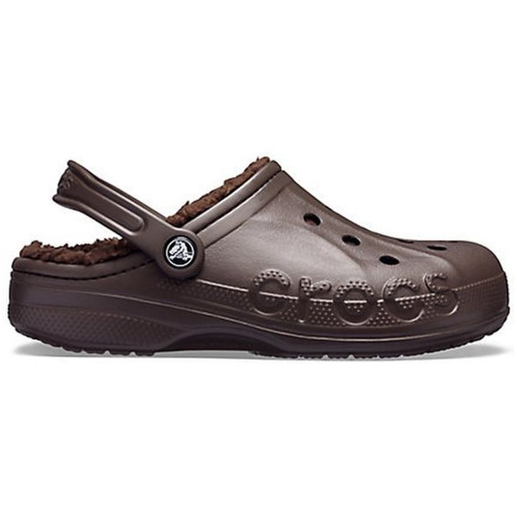 Crocs Baya EVA Lightweight Round-Toe Warm Cotton Clogs Unisex clogs Brown 205969-22Z