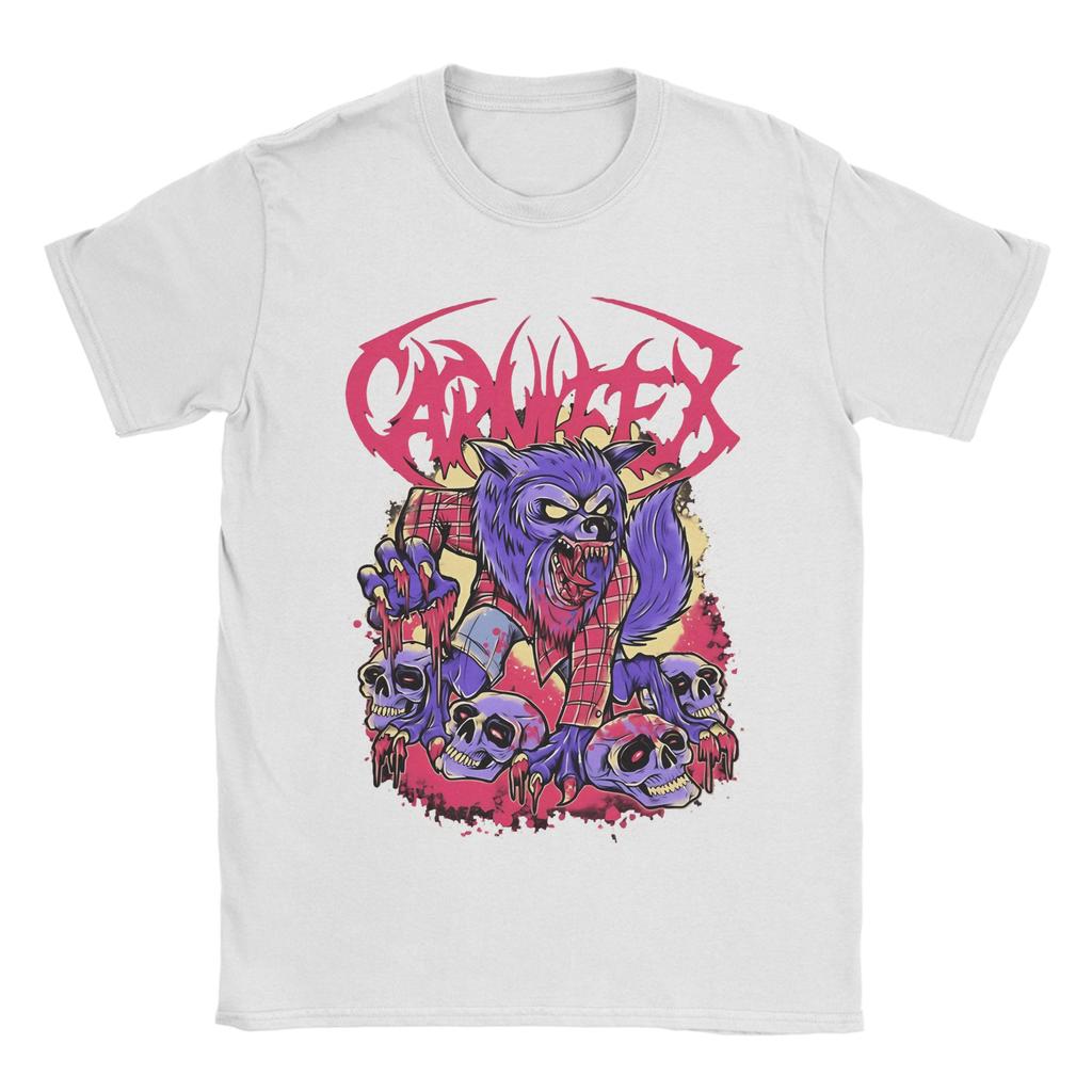 Unisexs TShirts Carnifex Band Rock Metal Carnifex Gift Music Fans Vintage Cotton Tee Shirt Short Sleeve T Shirts O Neck Clothes