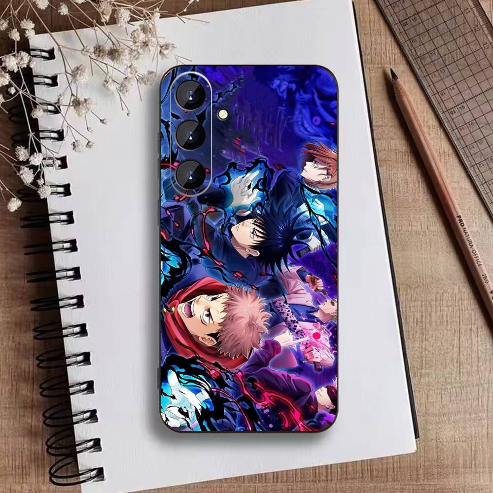 Jujut-su I-Ichiji L-Kaisen Phone Case For Samsung Galaxy A73,A21s,A22,A31,A52,A53,A71,A41Soft Black Shell