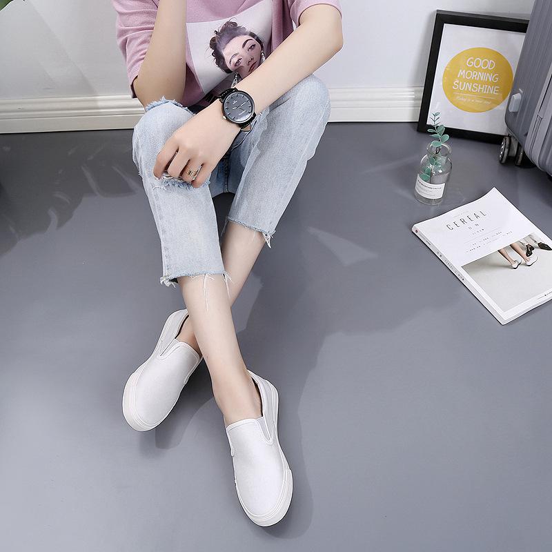 Yuanbu Letnie płócienne wsuwane buty niskie, oddychające buty dla par, całe czarne, płaska podeszwa, rozmiar 5544