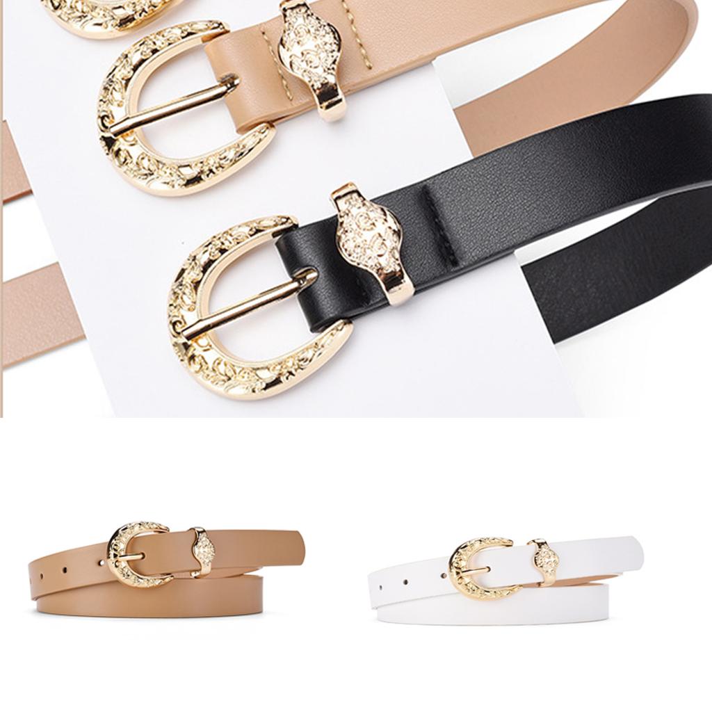 Skinny Belt Jean Waistband 2000s Y2K Style Vintage Buckle Waistband for Hip Hop Bands Player Country Girls