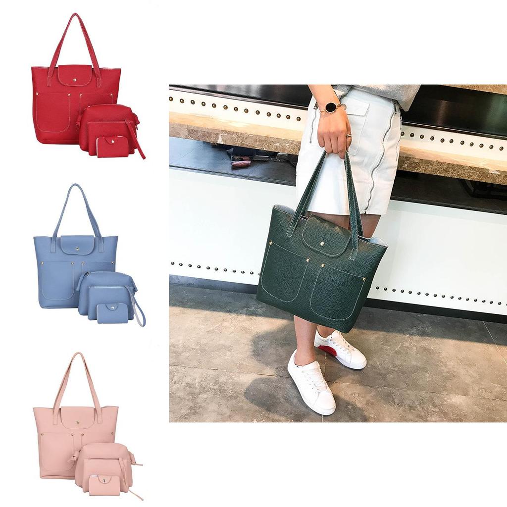 Elegant New Women Handbag Set Premium Leather Shoulder Bags With Timeless Design