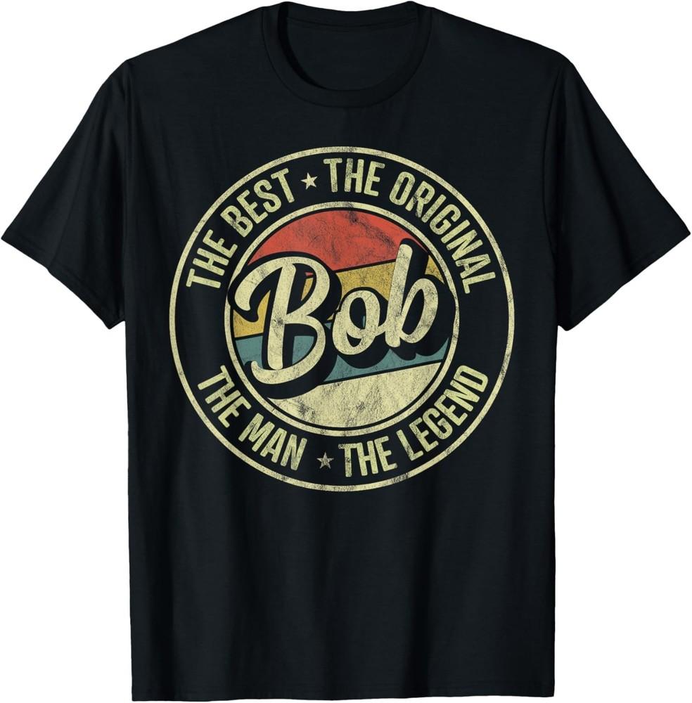 Bob Personal Name First Name Retro Bob T-Shirt Unisex T-Shirt S
