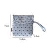 Cosmetic Organizer Bag Warm Corduroy Makeup Bag Women Cosmetic Case Versatile Bow Sanitary Napkin Pouch For Daily Use School
