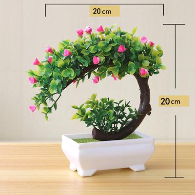 Artificial Plant Potted Bonsai Tree Faux Potted Decorations Home Party Garden  Year Decoration Mother'S Day Gift