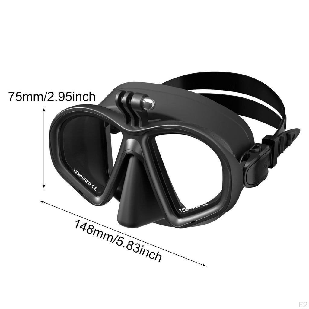 Adjustable Snorkel Gear with Diving Glasses for Aquatic Sports
