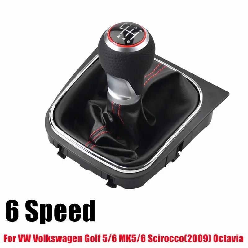 5 6 Speed Gear Shift Knob For VW Golf 5 MK5 Rabbit Jetta 2004 2005 2006 2007 2008 2009 Volkswagen Golf 6 Jetta MK6 2010-2014