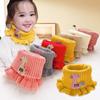 Children's Scarf Cartoon Knitted Scarf Warm Windproof Baby Baby Shawl Fake Collar Neck Cover Japanese and Korean Style