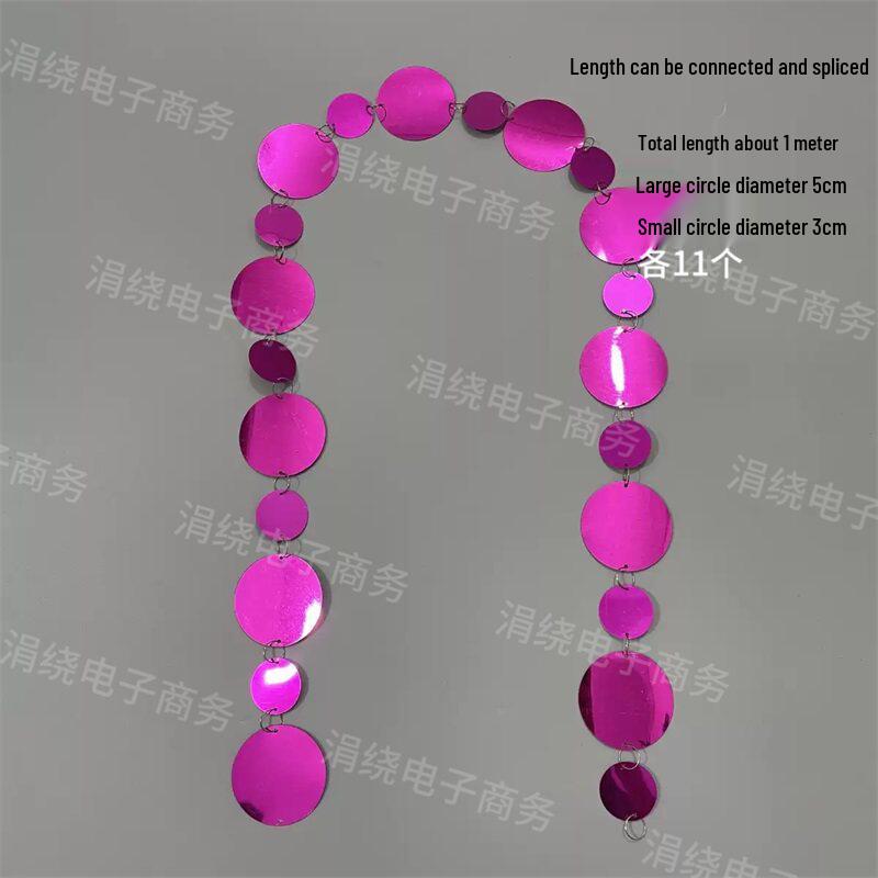 Silver and Gold Sequin String Curtain for Weddings - Beaded Decoration for Backgrounds and Ceilings