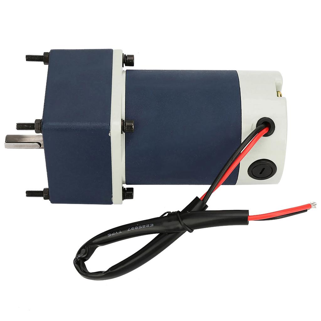 12V 60W Hohes Drehmoment Einstellbare Drehzahl Metallgetriebe Permanentmagnet DC Getriebemotor(10.210 U/min)