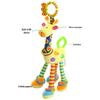 Happy Monkey Giraffe Stroller Hanging Soothing Toy for Newborns