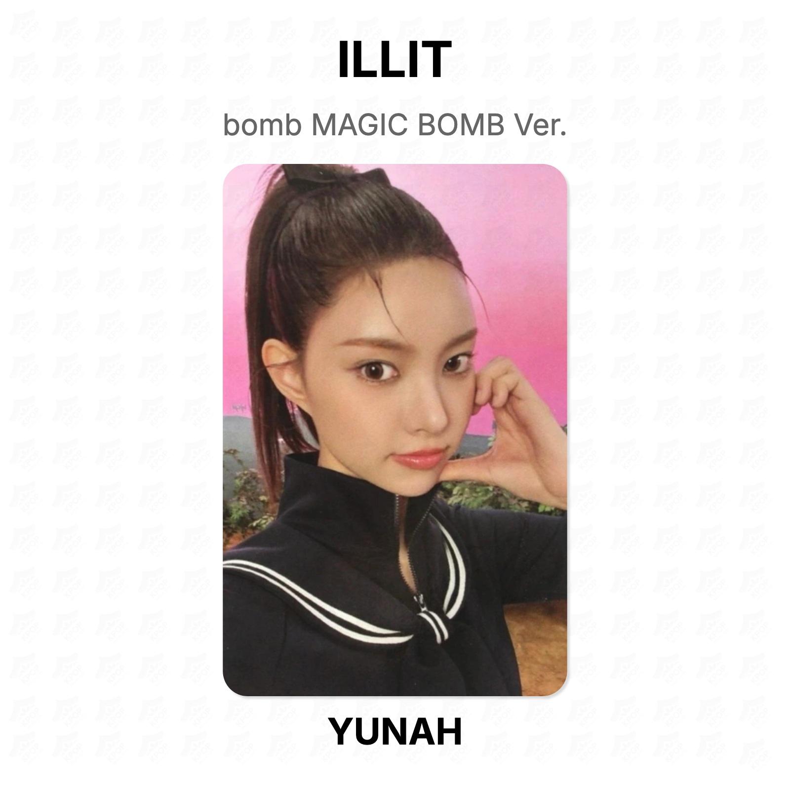 ILLIT bomb MAGIC BOMB Ver. Official Photocard YUNAH