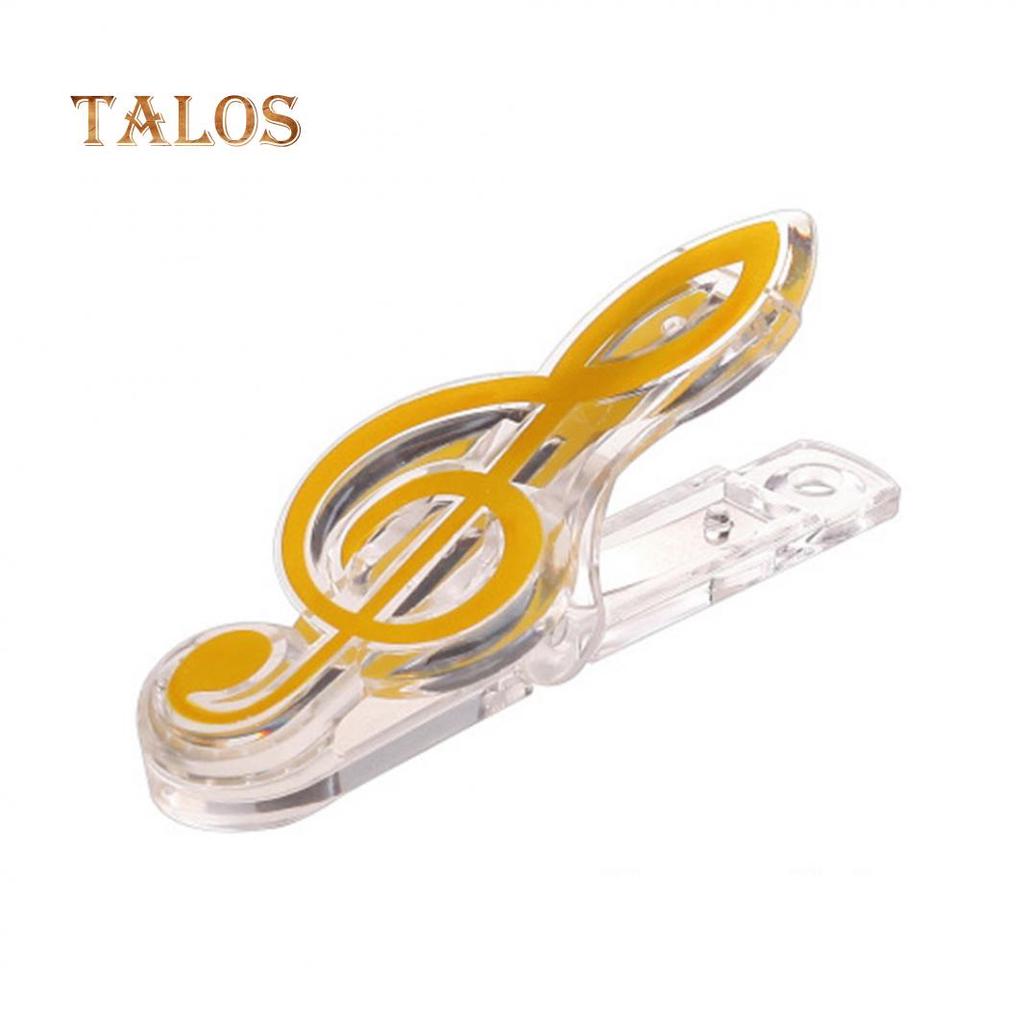 Lovely Plastic Music Book Page Musical Note Shape Clip Treble Clef Bookmark Musical Instruments