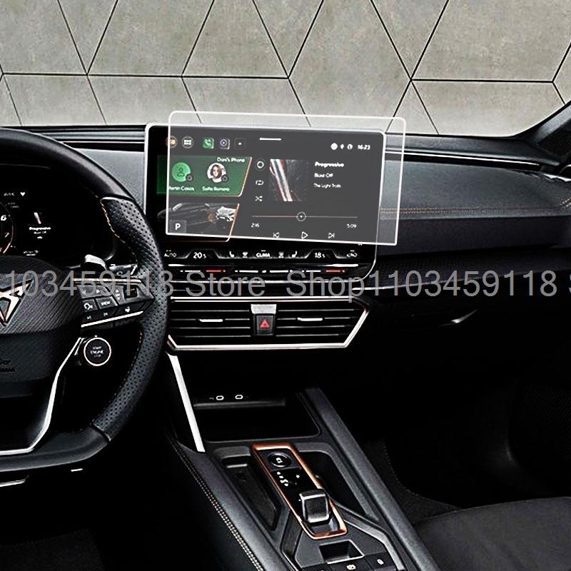 

TPU screen Protector film For Cupra Formentor 2025/Cupra Leon MK4 2024 2025 car 12.9inch GPS Navigation TouchScreen 1pcs