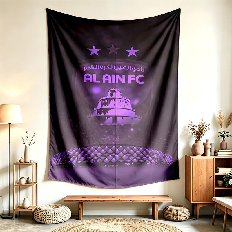 Al Ain FC (14) Tapestry Suitable For Decorating Homes Dorms And Bedrooms Soft To The Touch And A Perfect Gift For Friends And Family