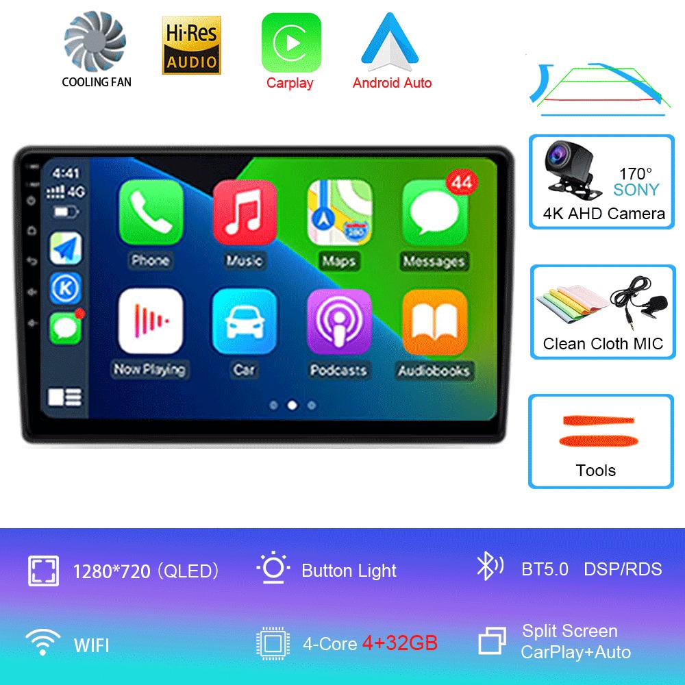 For Toyota Corolla Auris 2013 -2016 Android 14 Car Radio 4G GPS Navigation Carplay Audio Stereo Multimedia Auto DVD 2Din 2 Din