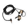 Wired Monitor Earbuds Crisp Treble Powerful Bass Pure Copper   Unit Monitor Earphone with Detachable   Cable