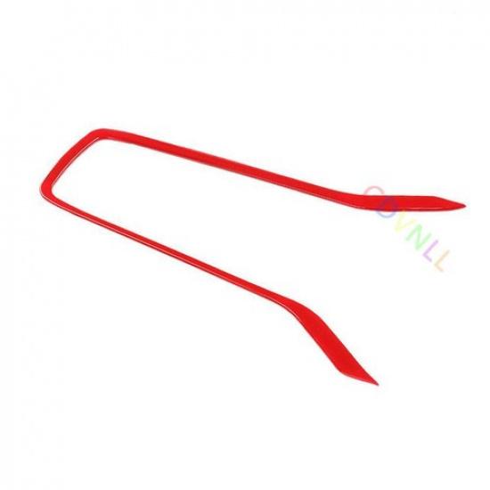 For TOYOTA COROLLA 2019-2023Red Interior Gear Shift Panel Trim