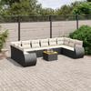 VidaXL Garden Lounge Set with Cushions 11 Pcs, Patio Seating, Furniture Set, Backyard Terrace Furniture 3225174