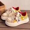 Fashion New Color-blocked Fashionable Comfortable Breathable Thick-soled Slim-fitting Cute Temperamental Casual Women's Sneakers
