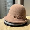 Cappello da Pescatore Autunno e Inverno per Madre di Mezza Età e Anziani Cappello Caldo e Antivento Cappello in Maglia per Anziana Nonna Colore Unico Anti Freddo