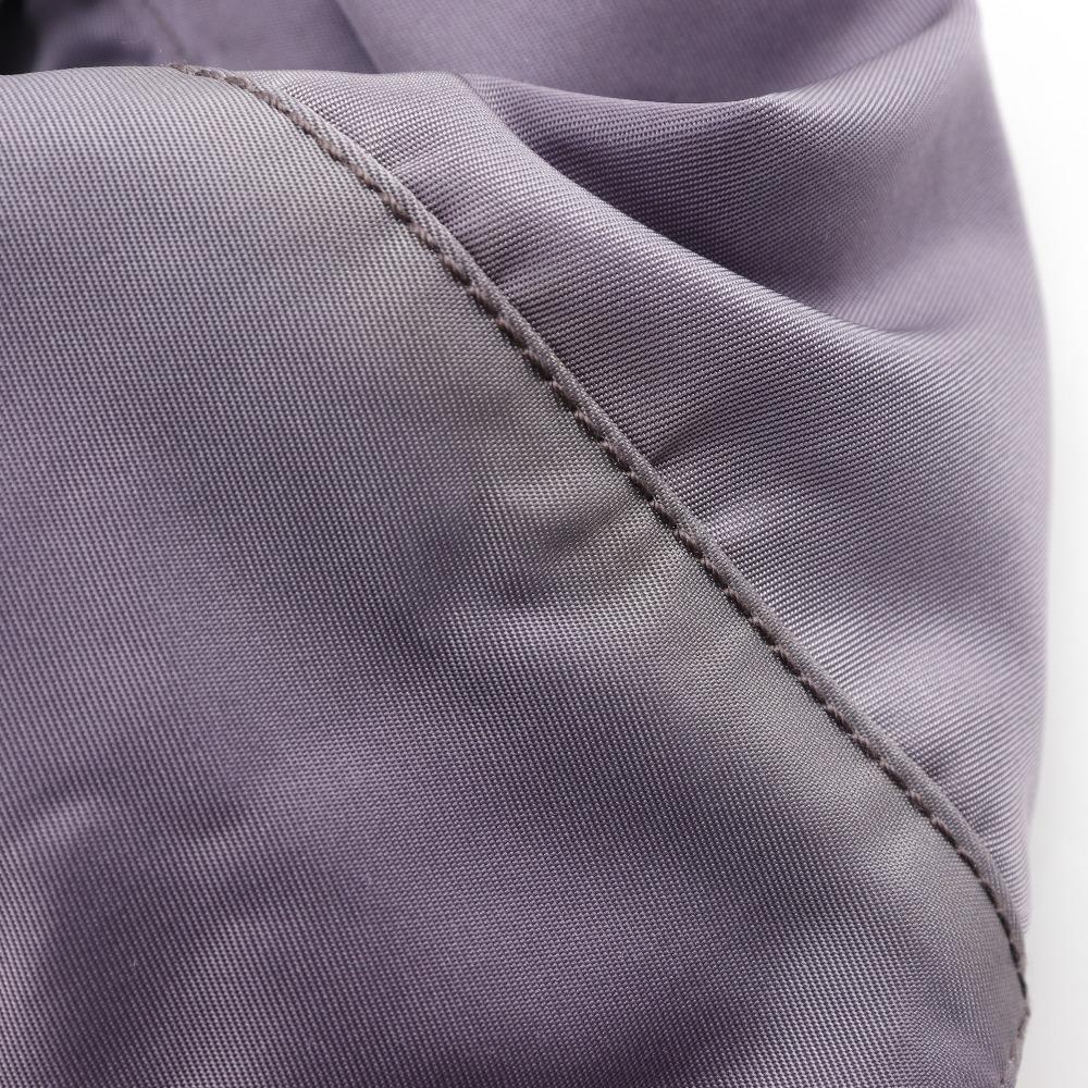 PRADA Shoulder Bag BT0687 MIRTILLO purple Nylon/leather Women Used