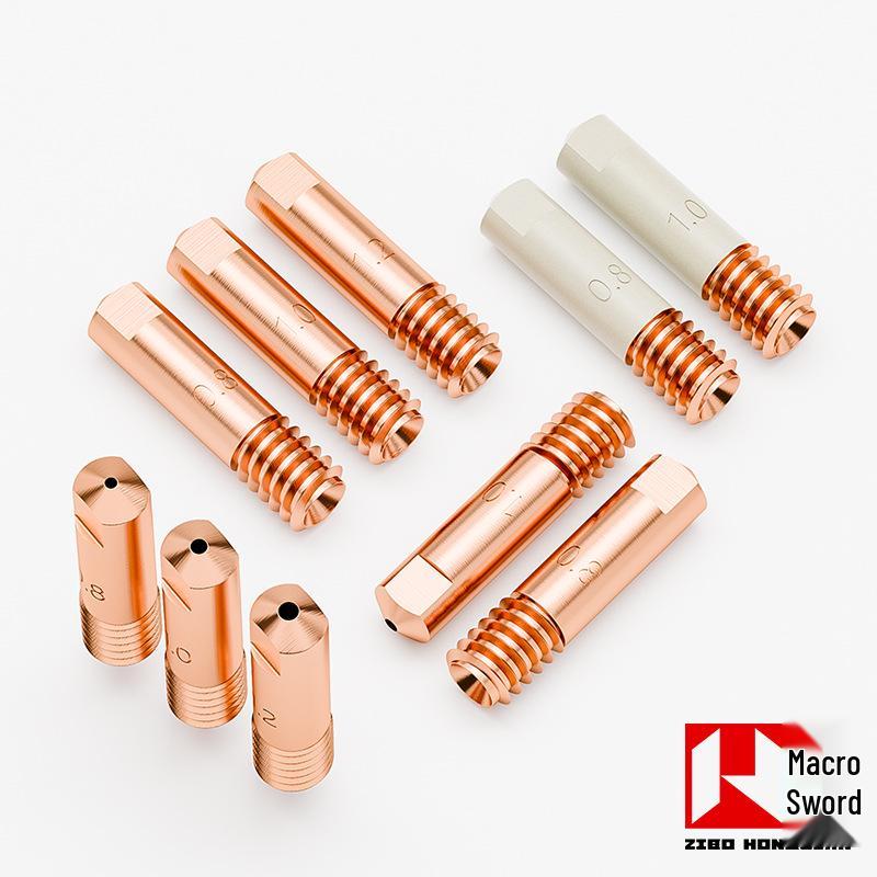 15AK Euro Style Copper-Plated Contact Tip for Gas/No-Gas MIG Welders