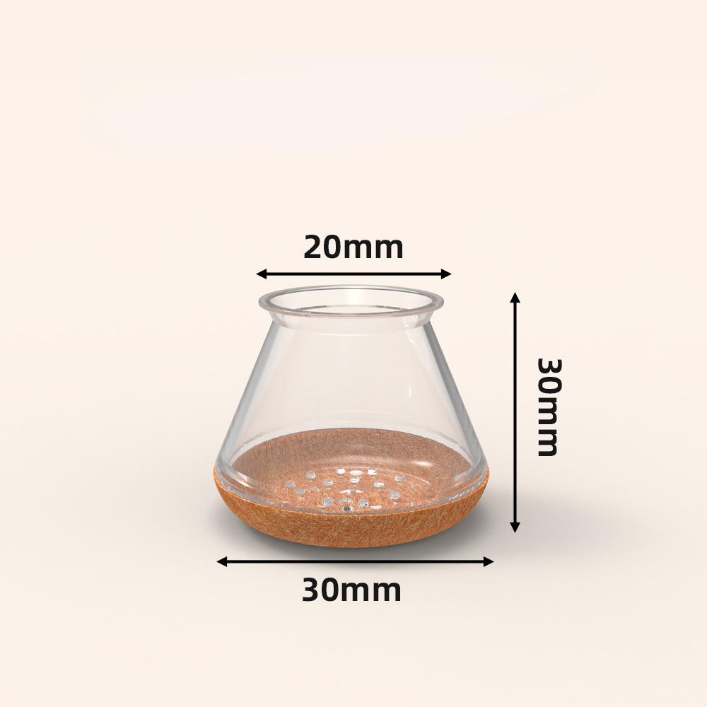 

Защитные накладки на ножки стульев, войлочные накладки для деревянных полов, силиконовые чехлы, накладки на ползунки для ножек мебели, нескользящие, снижающие уровень шума M-round-8pcs