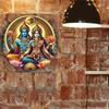 Shiva Parvati Wall Metal Art Hindu Home Decor Festival Gift