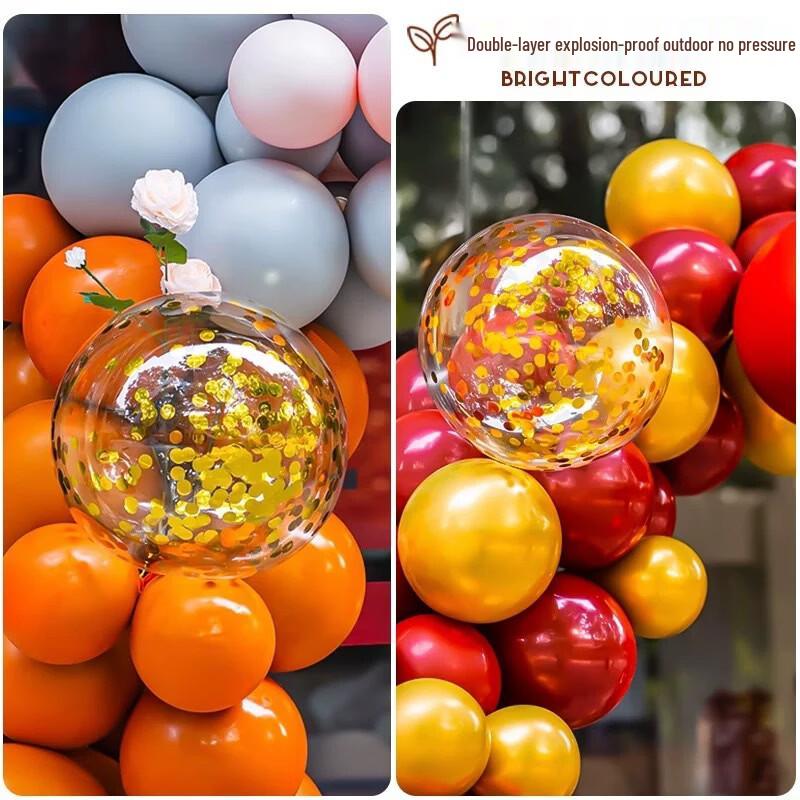 Handun Hermes Orange Sunflower Artificial Flower Balloon Arch