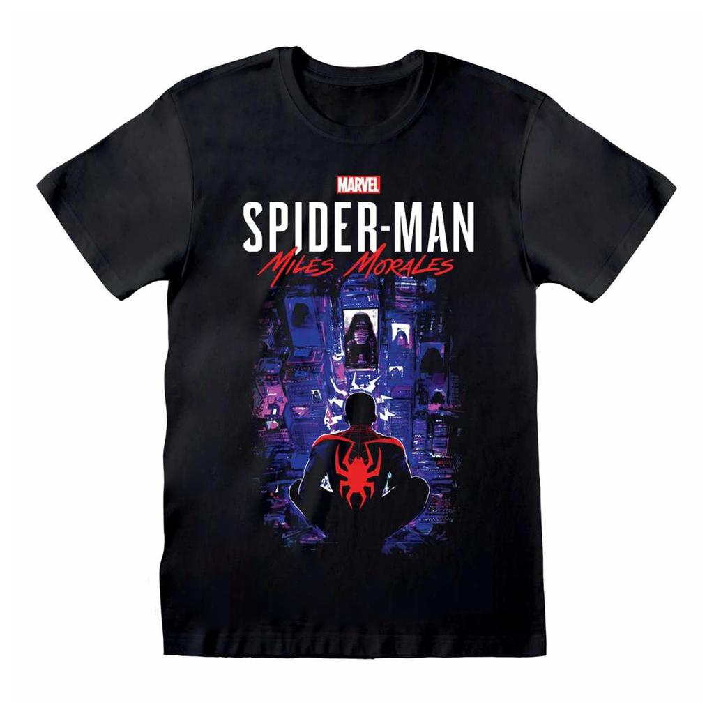 Spider-Man Unisex Adult Miles Morales T-Shirt