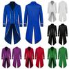 Long Steampunk Tailcoat Tuxedo Medieval Prince Victorian Gothic Coat  Halloween