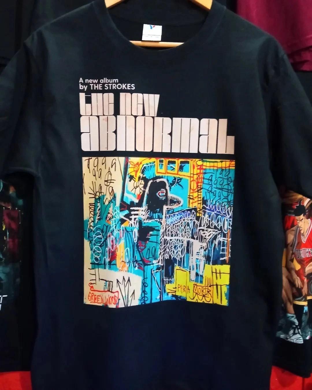 The Strokes Band The New Album Abnormal Remake Black T shirt XXXL