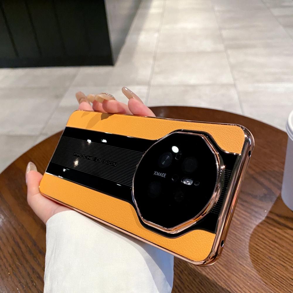 

Роскошный чехол для супер спортивного автомобиля Honor Magic 7 Pro 5 6, твердый чехол с электростатическим покрытием и защитой объектива камеры, новинка 2025 г. For Magic 7 Pro жёлтый