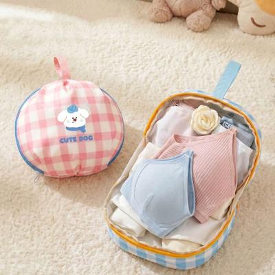 Handheld Underwear Storage Bag Folding Lingerie Pouch Intimate Clothes Bag  Medicine Storage