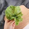 PU Simulation DIY Realistic Lifelike Lettuce Adornment Vegetable Model Kids Toy Lettuce Leaves