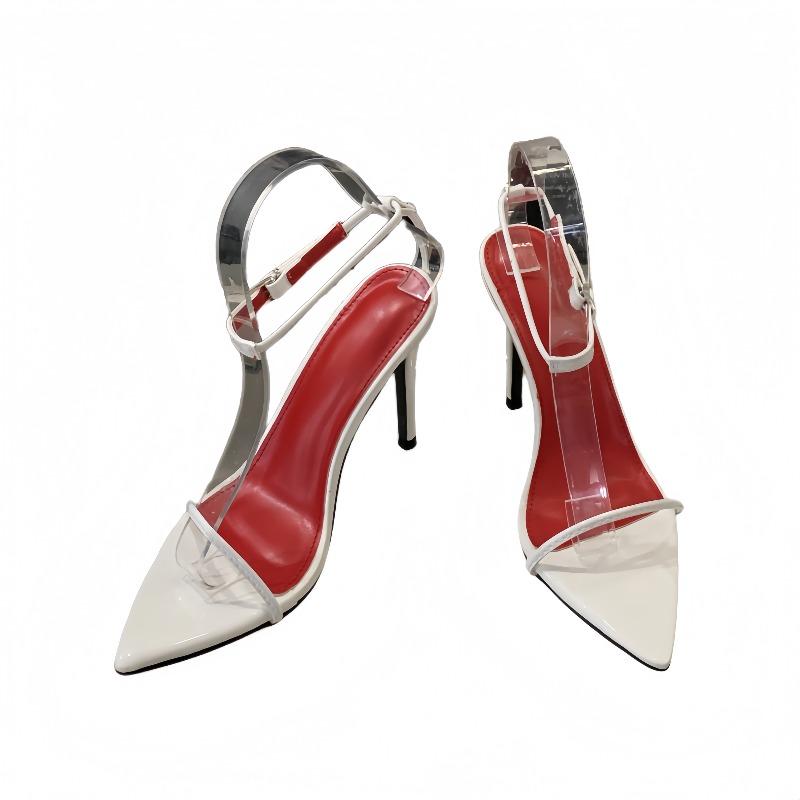 Fashion New Style Street Fashionable Buckle Strap Black Women Party Prom Shoes Sexy Fetish Stiletto Sandals Gladiator High Heels Sandals