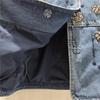 Autumn 2025 European Beaded Denim Jacket: Versatile, Casual, Loose-Fit